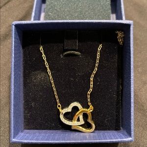 Swarovski Double Hearth Necklace